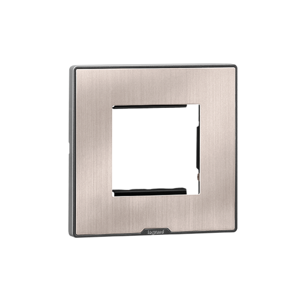 Legrand Myrius NextGen Plate with Frame, Pearl Champagne