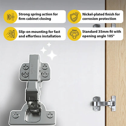 Hettich Onsys 4447i Soft Close Hinges, 1 Set (2 Nos) | HomeRun, Bangalore