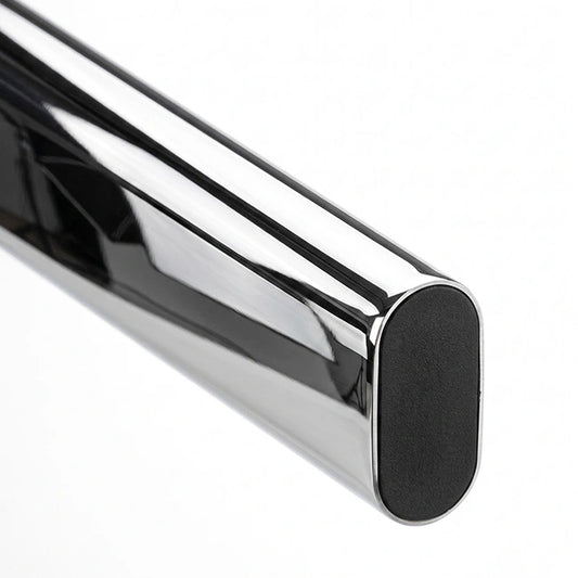Hettich Wardrobe Oval Cabinet Rail, 2000 mm Length, Chrome Gloss | HomeRun, Bangalore