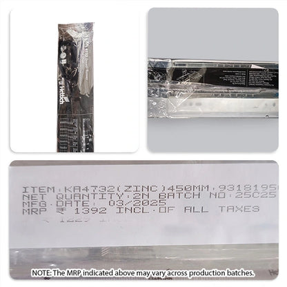 Hettich KA 4732 Telescopic Channel, Soft Close, 35 kg Capacity, Zinc