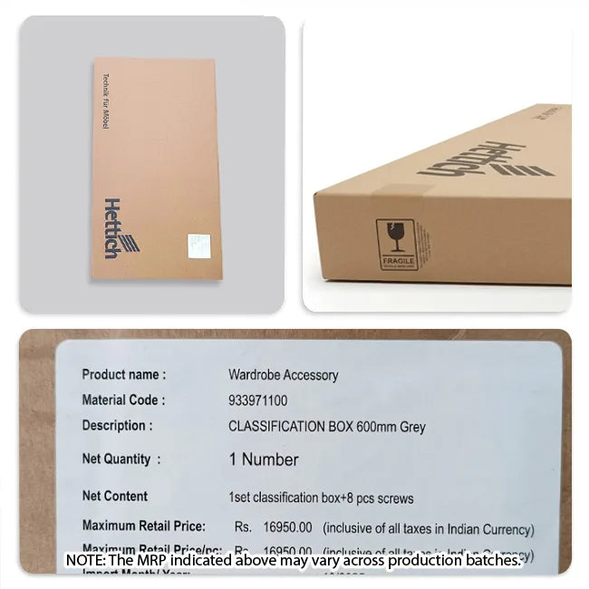 Hettich Leather Classification Box Wardrobe Accessory