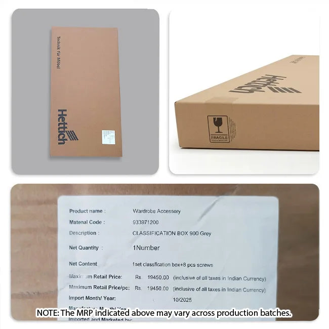 Hettich Leather Classification Box Wardrobe Accessory