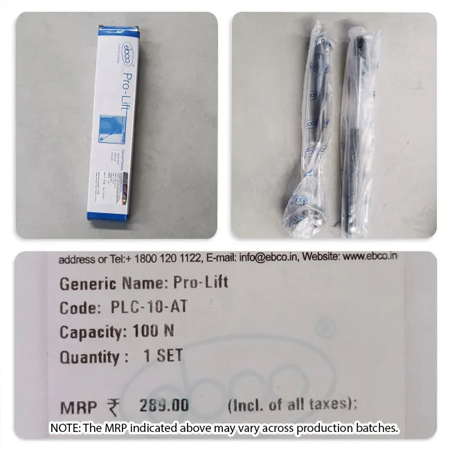 Ebco Pro Lift Cabinet Gas Pump, 1 Set (2 Nos)