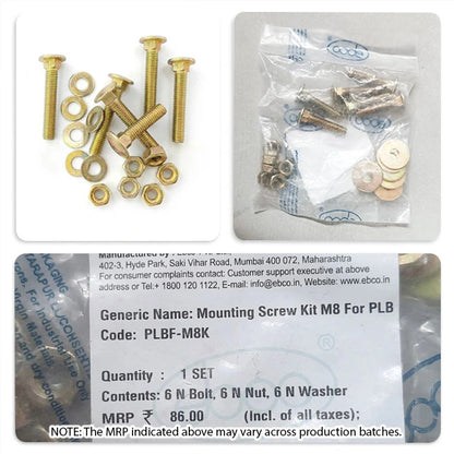 Ebco Mounting Screw Kit for Pro-Lift Bed Fittings