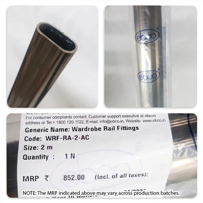 Ebco Wardrobe Rail Fittings