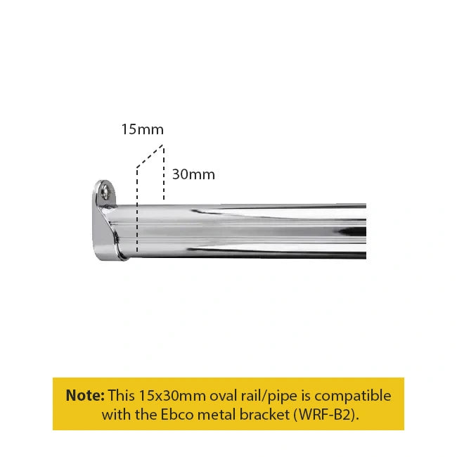Ebco Wardrobe Rail Fittings