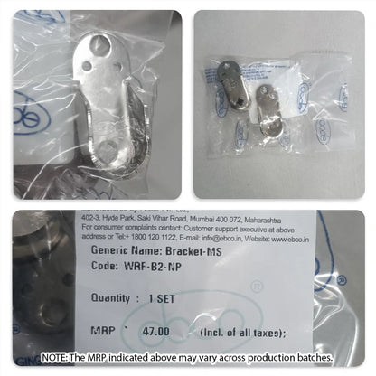 EBCO Wardrobe Rail Fittings (Bracket MS) | HomeRun, Bangalore