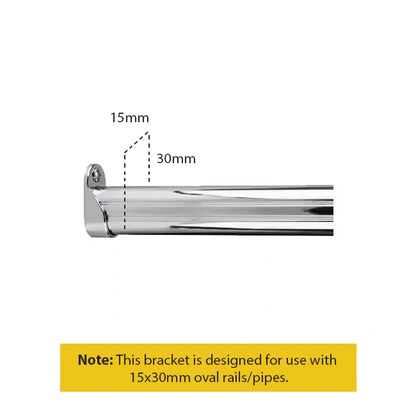 EBCO Wardrobe Rail Fittings (Bracket MS) | HomeRun, Bangalore