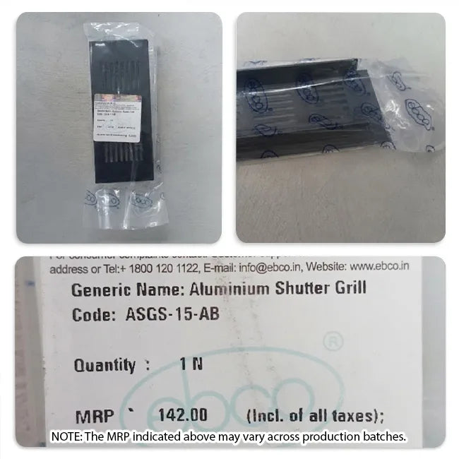 Ebco Aluminium Shutter Grill