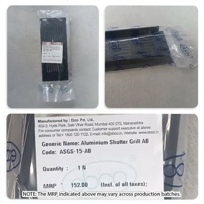 Ebco Aluminium Shutter Grill