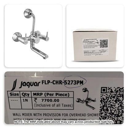 Jaquar Florentine Prime Wall Mixer with Shower Provision, Chrome I Homerun, Bangalore
