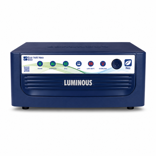 Luminous Eco Volt Neo 850 Pure Sine Wave Inverter, 3 Year Warranty