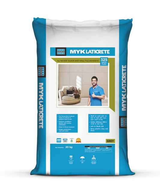 MYK Laticrete 325 High Flex Tile & Stone Adhesive, Grey, 20 Kg Bag