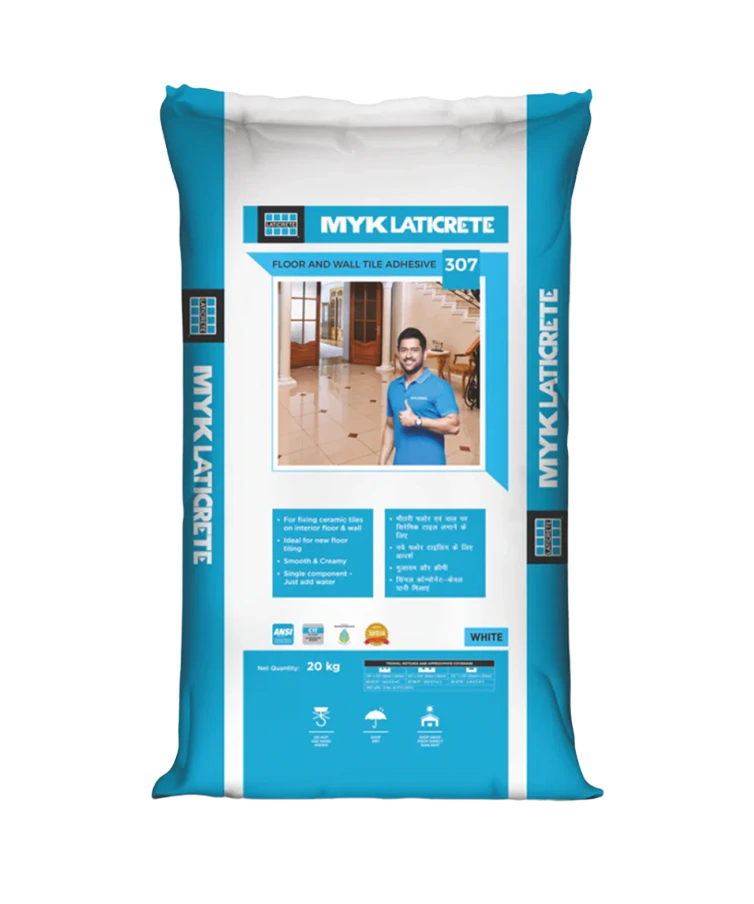 MYK Laticrete 307 Ceramic Tile Adhesive, White, 20 Kg Bag