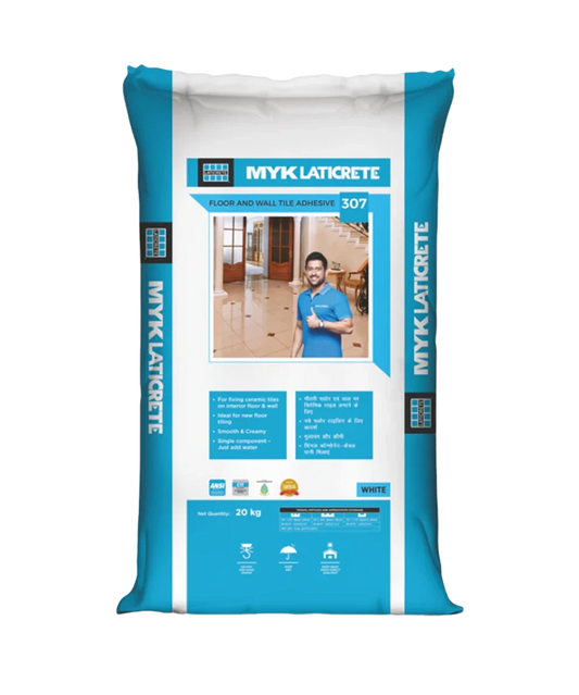 MYK Laticrete 307 Ceramic Tile Adhesive, White, 20 Kg Bag