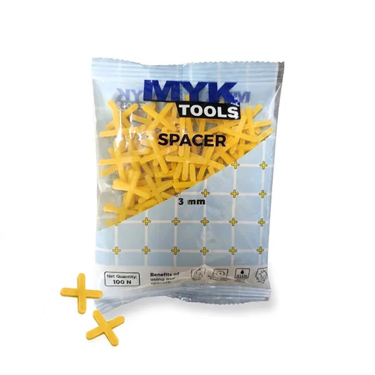 MYK Tools Tile Spacers, 100 Nos/Pack