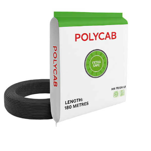 Wire your home with the safest, greenest choice: genuine Polycab Maxima Green Wire. A lead-free, flame-retardant wire for ultimate safety, with fast 60-min delivery in Bengaluru.