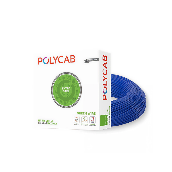 Wire your home with the safest, greenest choice: genuine Polycab Maxima Green Wire. A lead-free, flame-retardant wire for ultimate safety, with fast 60-min delivery in Bengaluru.