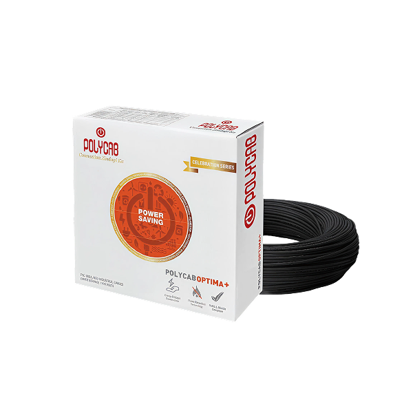 Wire your home with the reliable safety of genuine Polycab Optima FR Wire. A lead-free, flame-retardant choice for your family's protection, with fast 60-min delivery in Bengaluru.
