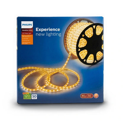 Philips Marathon Ultra LED Rope Light, 50m (Strip Light), Warm White | HomeRun, Bangalore