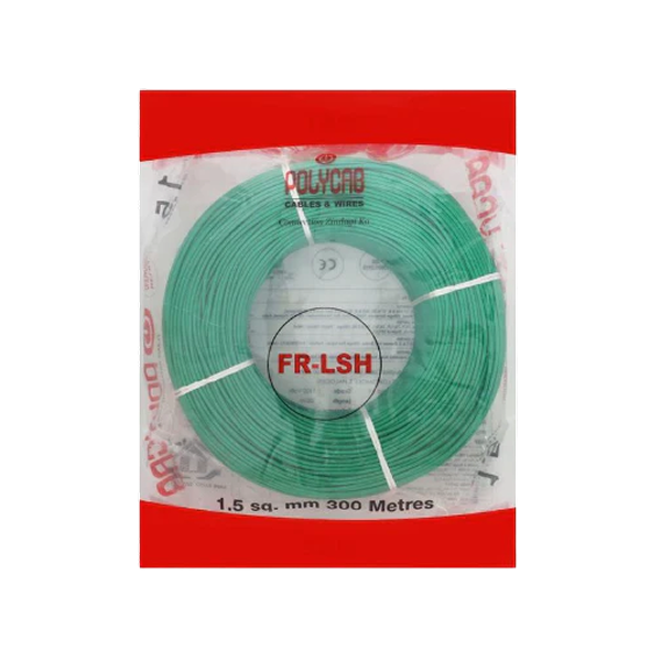Ensure ultimate fire safety for your home with genuine Polycab FRLS-H Single Core Wire. Flame retardant, low smoke wire for maximum protection, with fast 60-min delivery in Bengaluru.