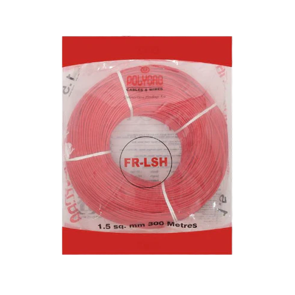 Ensure ultimate fire safety for your home with genuine Polycab FRLS-H Single Core Wire. Flame retardant, low smoke wire for maximum protection, with fast 60-min delivery in Bengaluru.