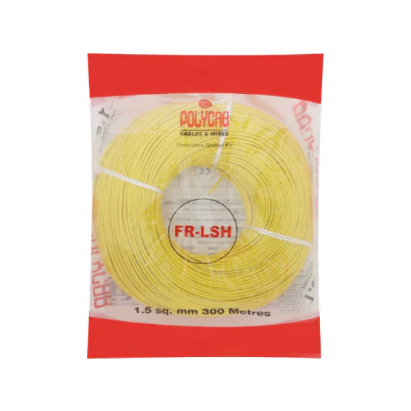 Ensure ultimate fire safety for your home with genuine Polycab FRLS-H Single Core Wire. Flame retardant, low smoke wire for maximum protection, with fast 60-min delivery in Bengaluru.