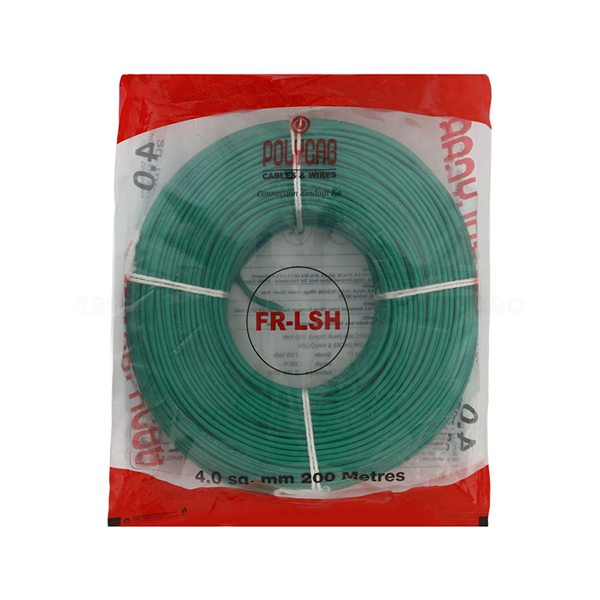 Ensure ultimate fire safety for your home with genuine Polycab FRLS-H Single Core Wire. Flame retardant, low smoke wire for maximum protection, with fast 60-min delivery in Bengaluru.