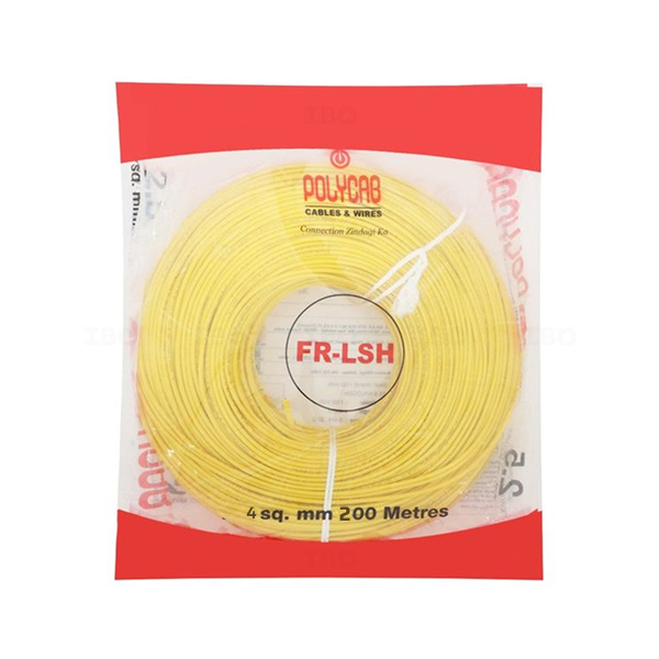 Ensure ultimate fire safety for your home with genuine Polycab FRLS-H Single Core Wire. Flame retardant, low smoke wire for maximum protection, with fast 60-min delivery in Bengaluru.