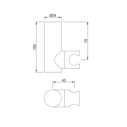 Jaquar Shower Hook