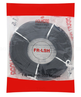 Polycab FRLS-H Single Core Wire, 1.50 sqmm, 300m Coil