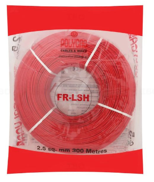 Polycab FRLS-H Single Core Wire, 2.50 sqmm, 300m Coil