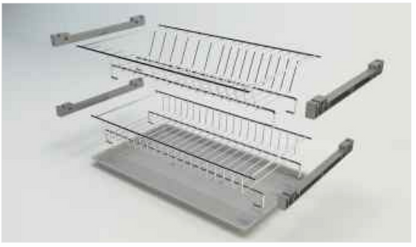Hettich Cargo Dish Drainer Set