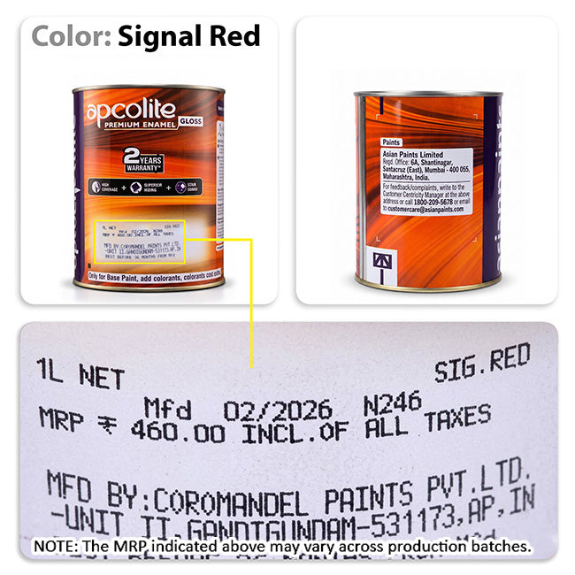 Asian Paints Apcolite Premium Glossy Enamel
