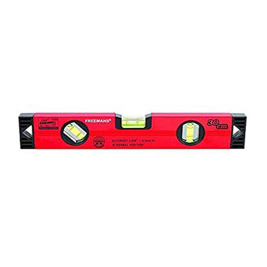 Freemans Aluminum Spirit Level Box with Magnet 30cm