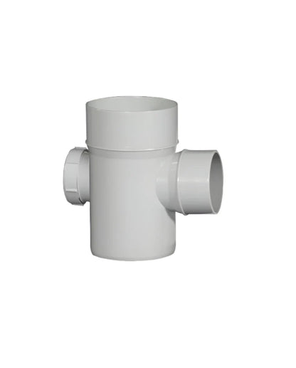 Supreme PVC Reducing Door Tee SWR, 4''X2½'' (110x75mm), Ring Type