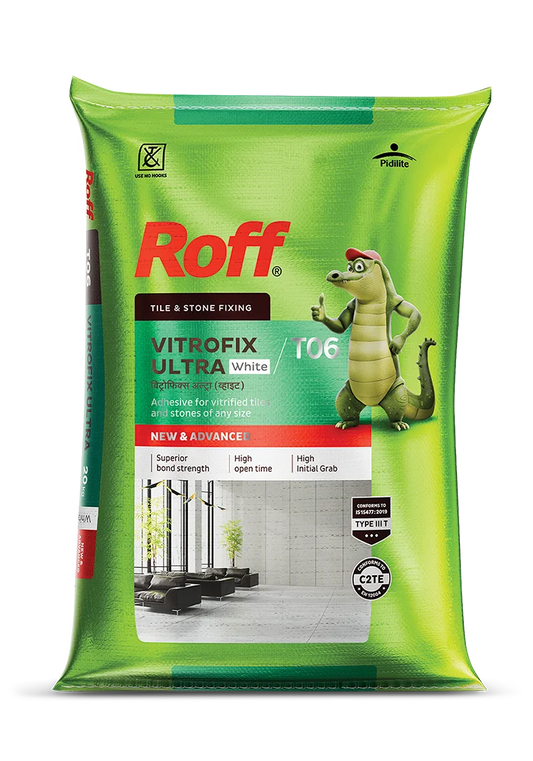 Roff T06 VFA Tile Adhesive, White , 20 Kg Bag | HomeRun, Bangalore