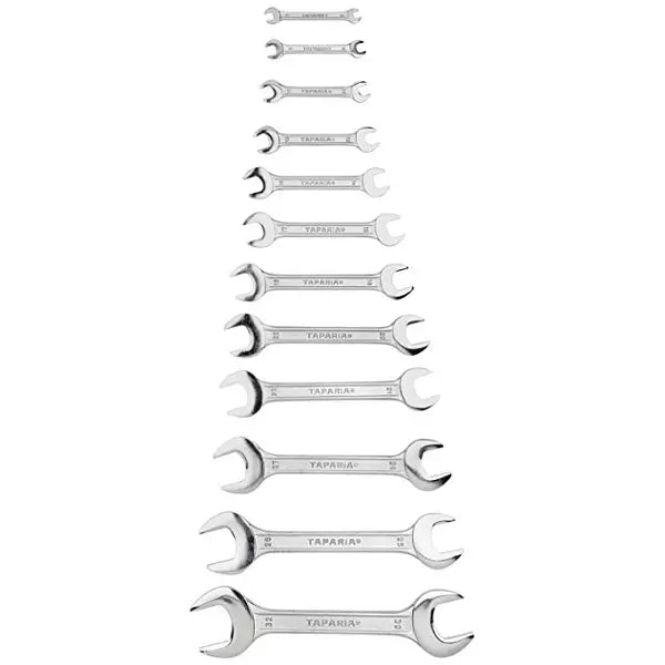 Taparia Double Ended Spanner Set, Chrome Vanadium Steel