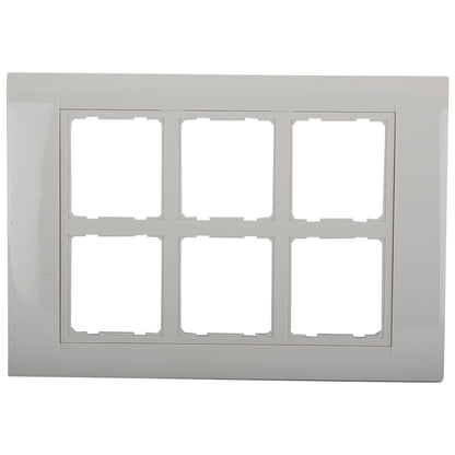 Anchor Tresa Plate with Frame, White