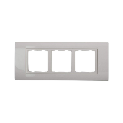 Anchor Tresa Plate with Frame, White