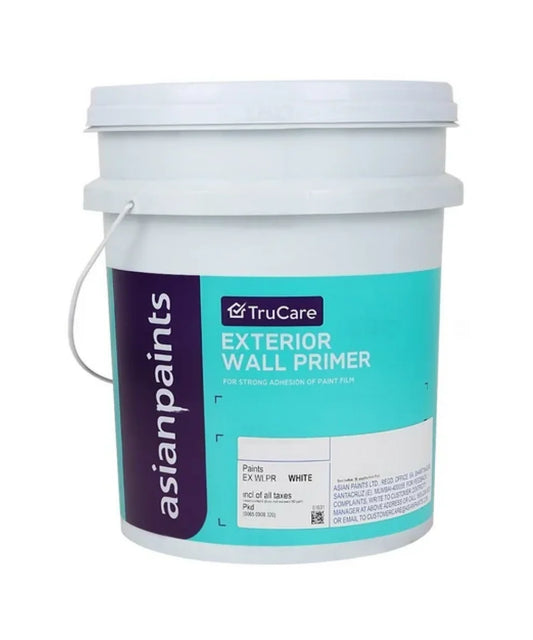 Asian Paints TruCare Exterior Wall Primer, Water Thinnable, 20 Litre Bucket