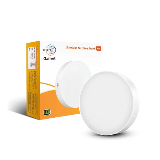 Wipro Garnet Rimless Round LED Surface Panel Light I Homerun, Bangalore