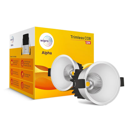 Wipro Alpha Trimless COB CCT (3 in 1)