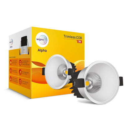 Wipro Alpha Trimless COB CCT (3 in 1)