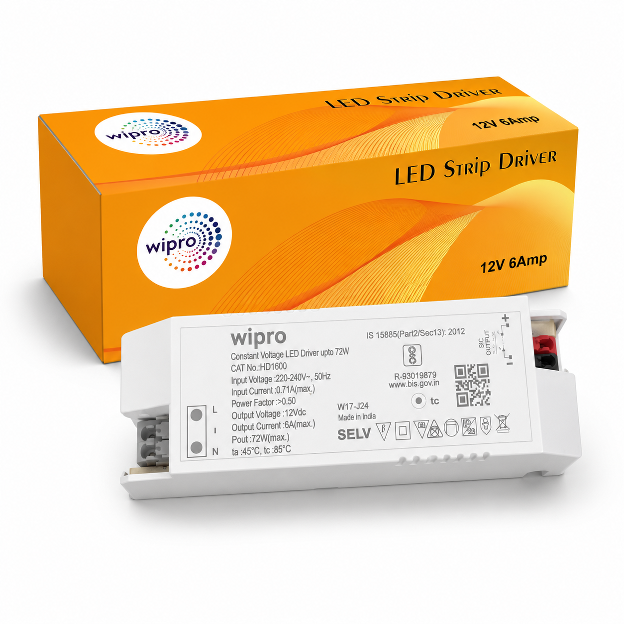 Wipro Garnet 12V Constant Voltage LED Strip Driver