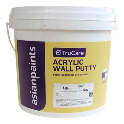 Get an ultimate, butter-smooth finish with genuine Asian Paints TruCare Acrylic Putty, the perfect base for a premium paint job. Fast 60-min delivery in Bangalore.