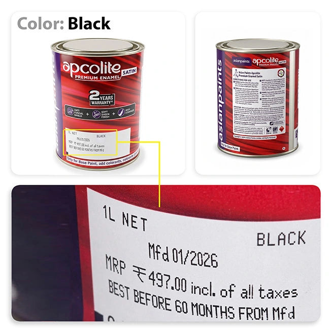 Asian Paints Apcolite Premium Satin Enamel