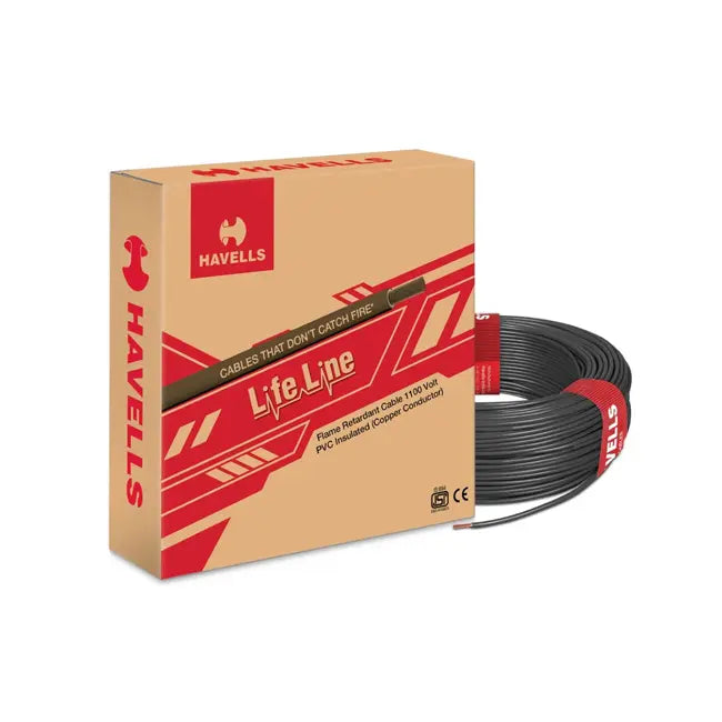 Havells Lifeline FR PVC Insulated Flexible Cable, 180m
