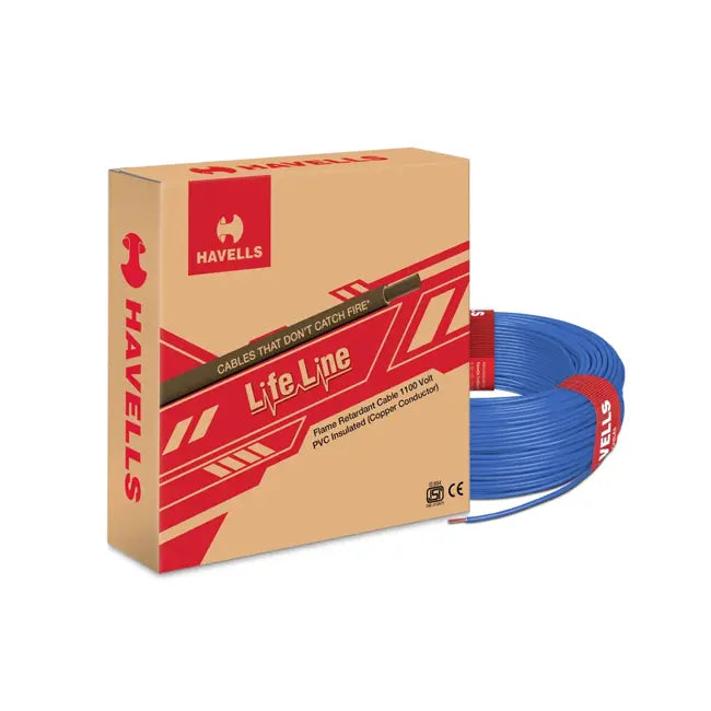 Havells Lifeline FR PVC Insulated Flexible Cable, 180m