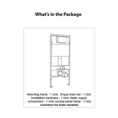 Jaquar Single Piece Slim Concealed Cistern, S-Type, Floor mount, Wall mount I Homerun, Bangalore